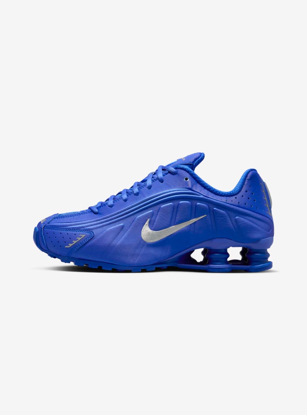Nike Shox R4 Racer Blue Metallic Silver