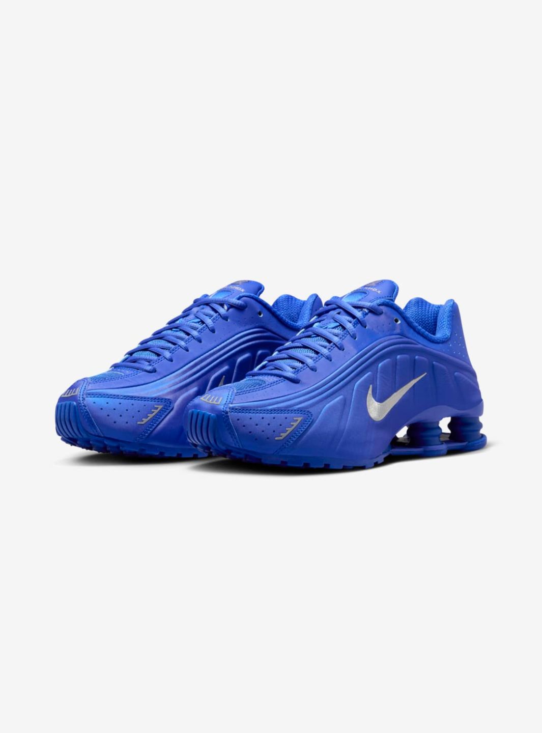 Nike Shox R4 Racer Blue Metallic Silver
