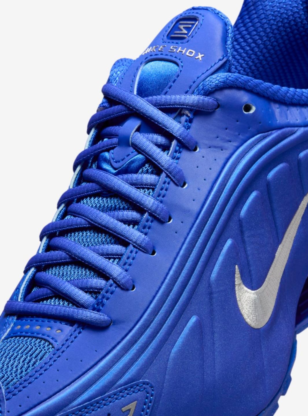 Nike Shox R4 Racer Blue Metallic Silver