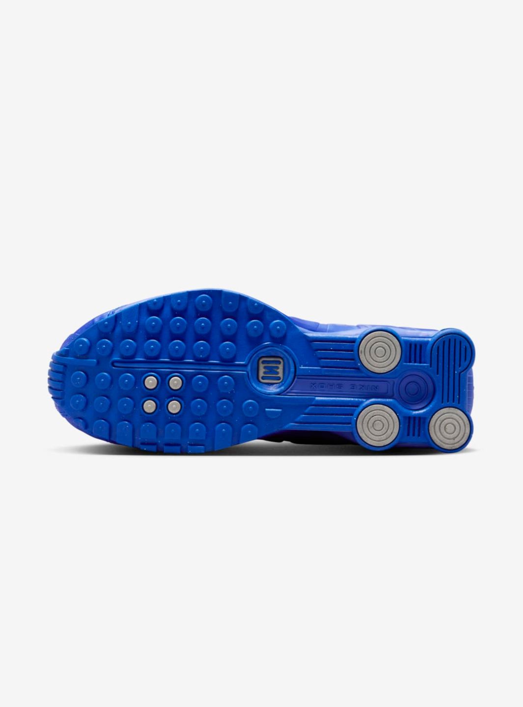 Nike Shox R4 Racer Blue Metallic Silver