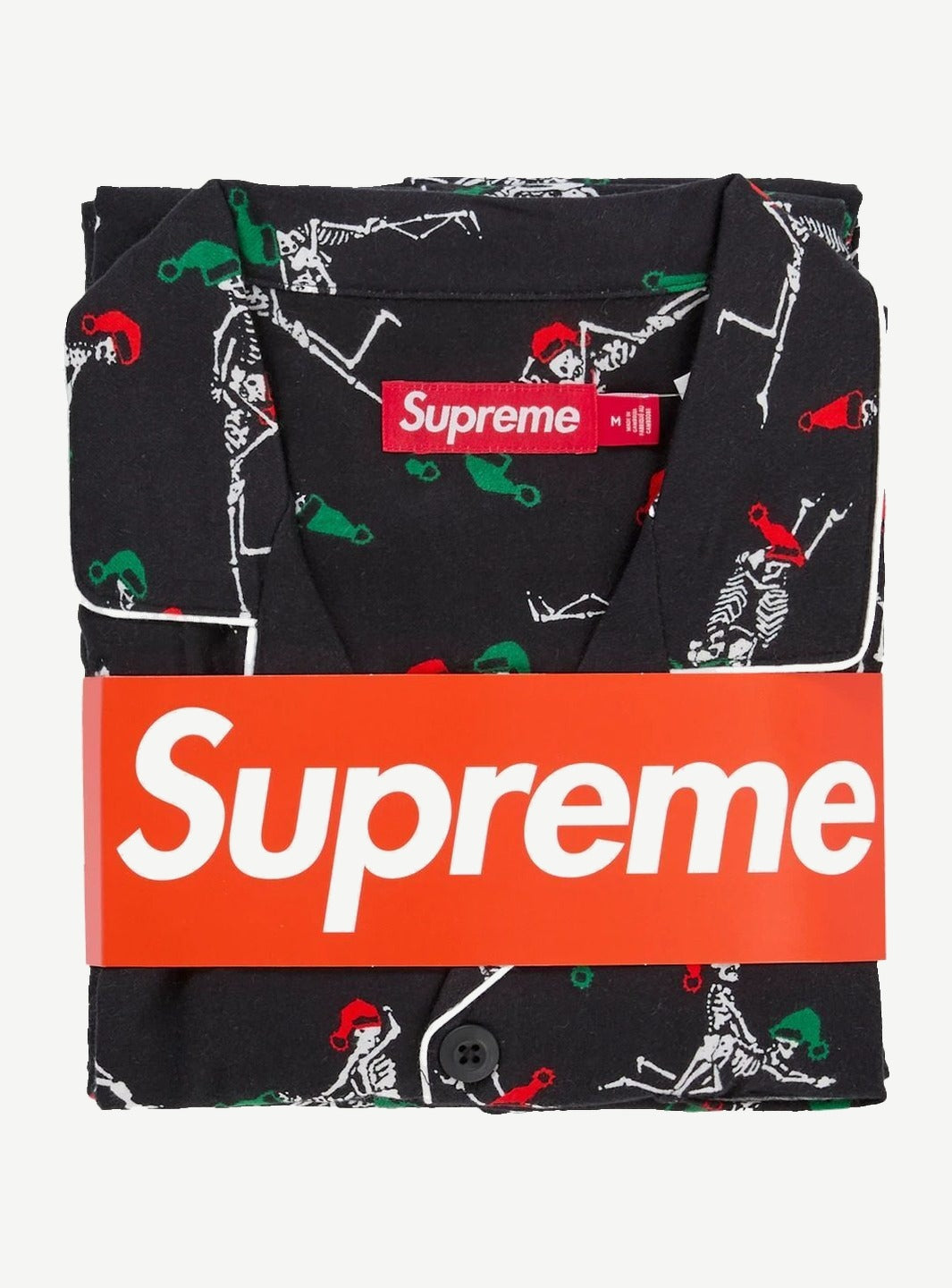 Supreme Hanes Holiday Pajama Set Black