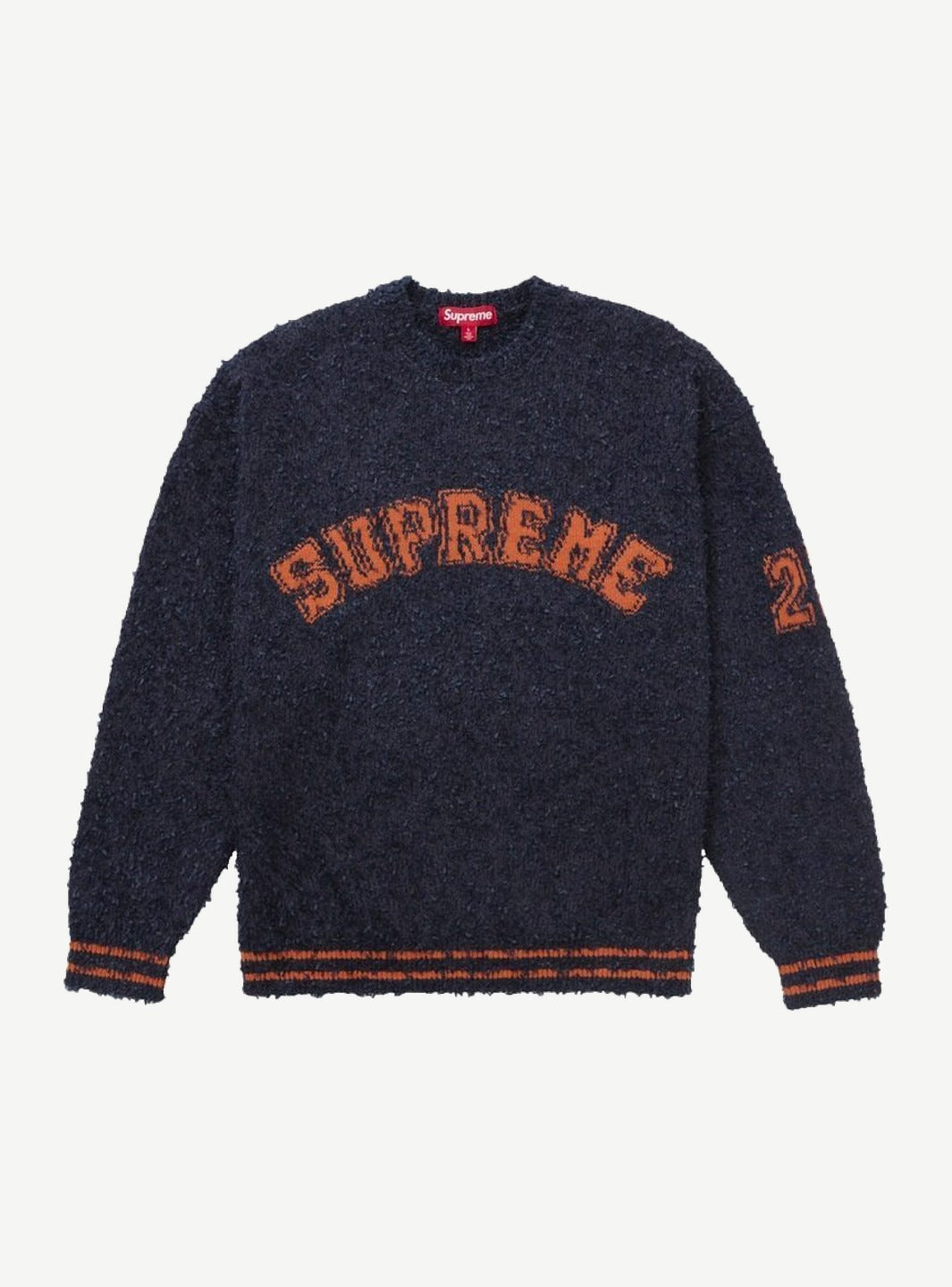 Supreme Textured Arc Sweater Navy
