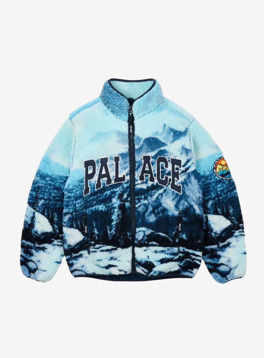 Palace Appalachian Funnel Fleece Palaska Blue