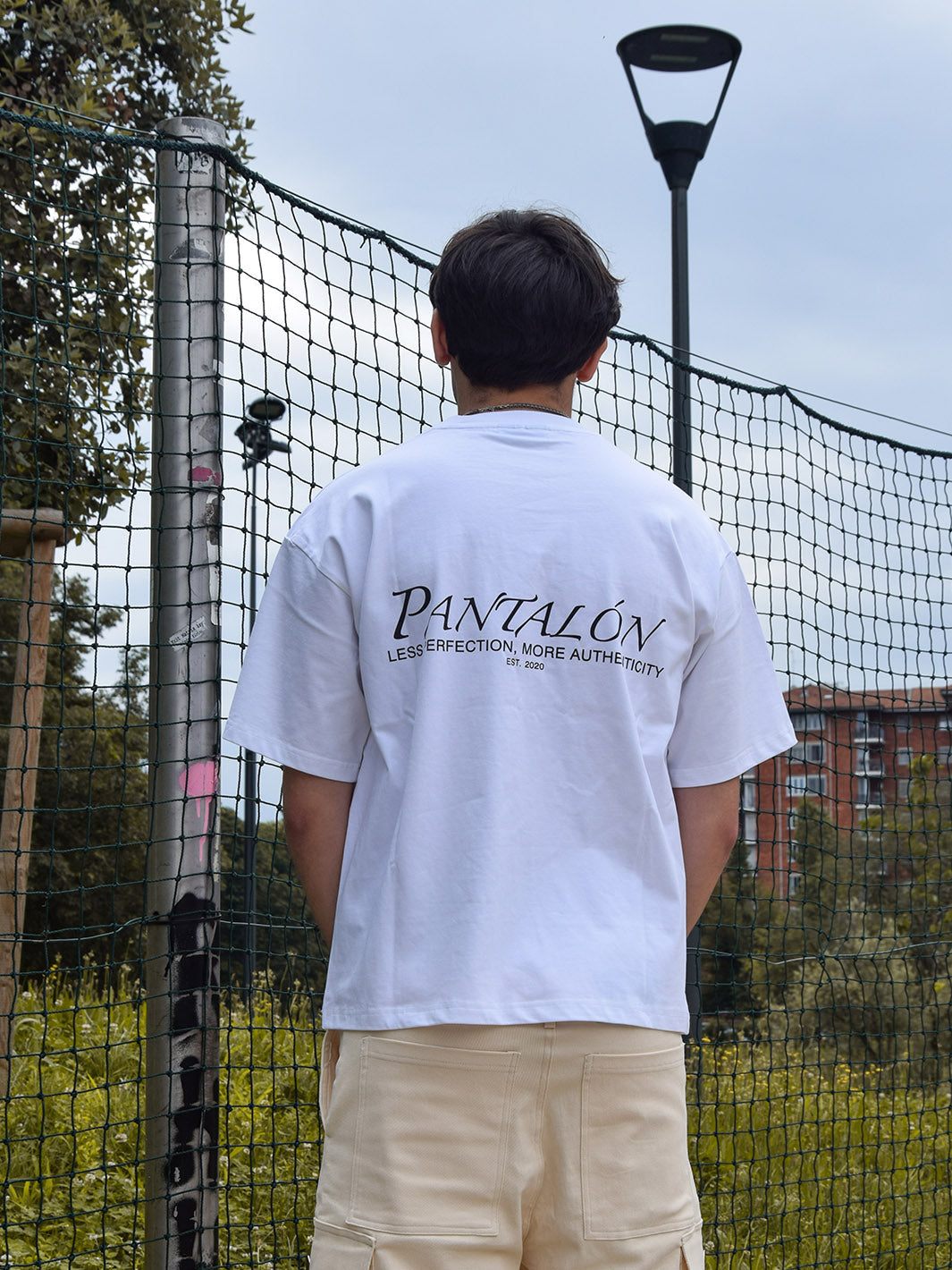 Pantalón Less Perfection More Authencity T-Shirt White