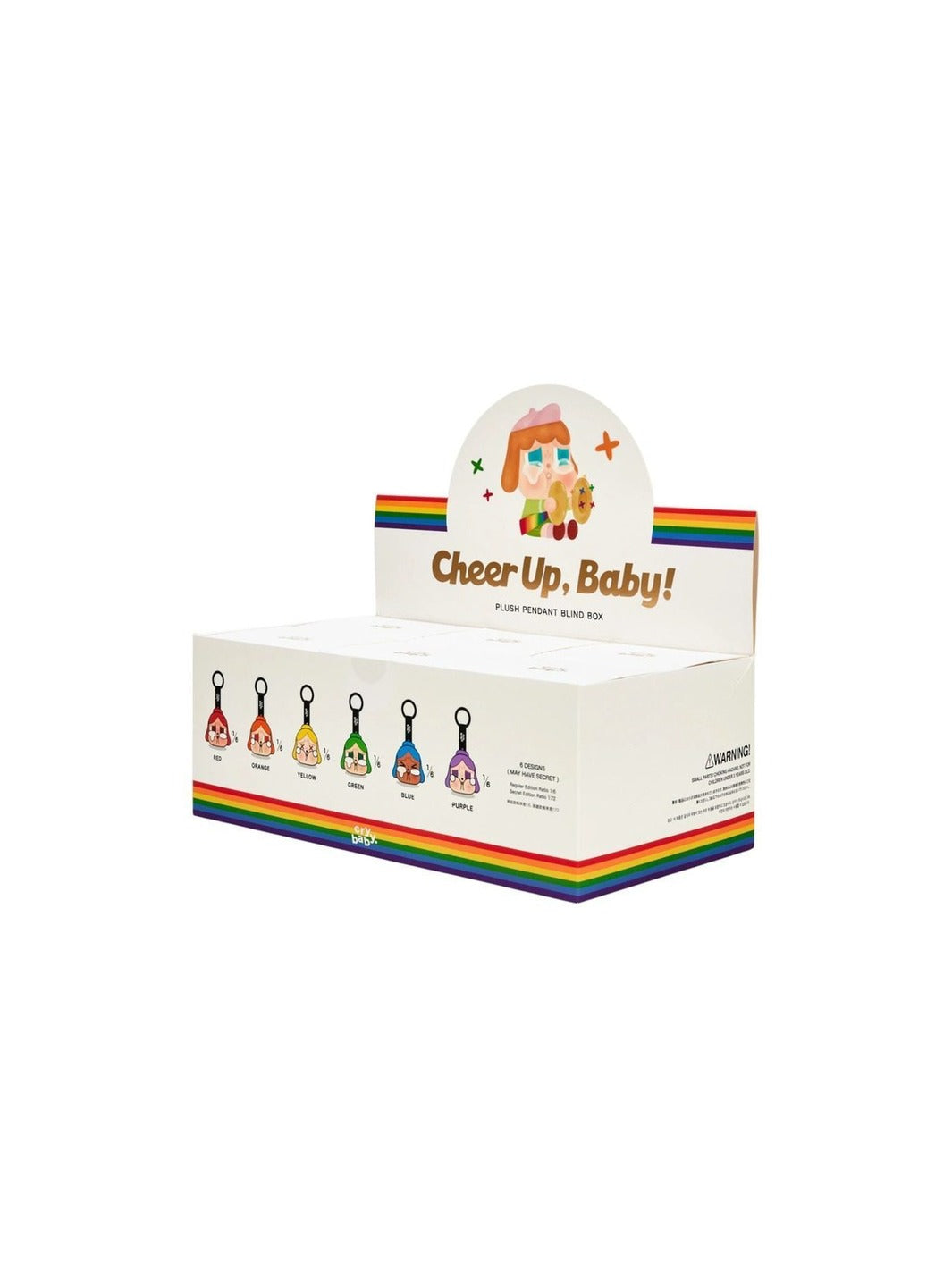 Pop Mart CRYBABY CHEER UP, BABY! Series Plush Pendant Sealed Case (6 Blind Box)