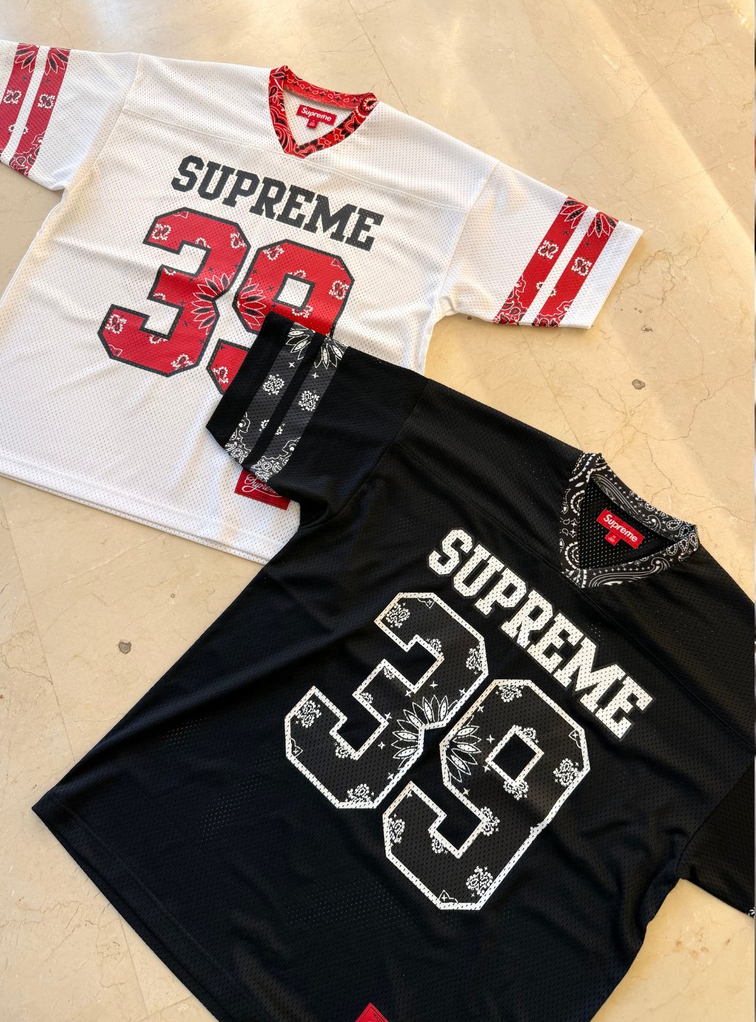 Supreme Bandana Football Jersey White
