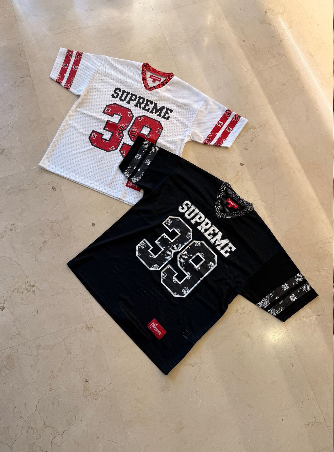 Supreme Bandana Football Jersey White
