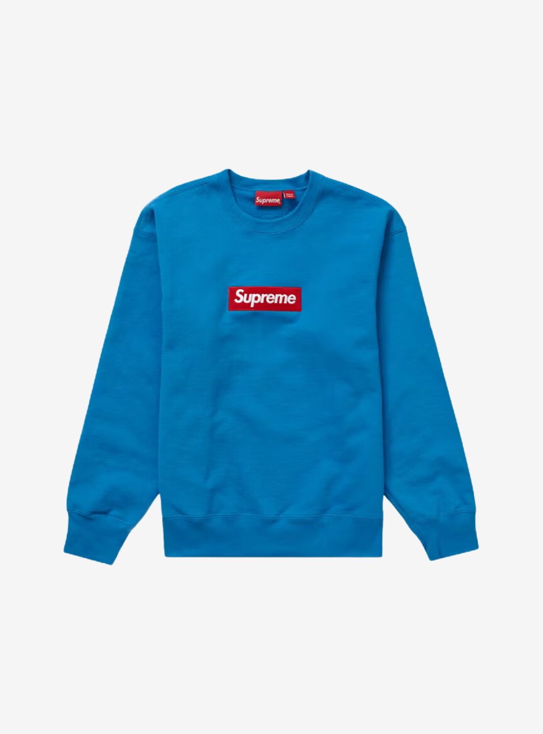 Supreme Box Logo Crewneck Blue (FW22)
