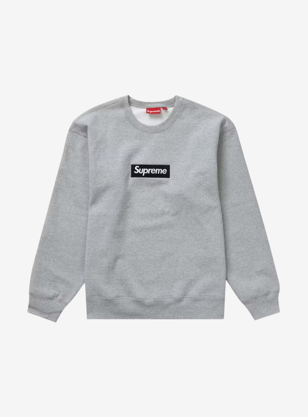 Supreme Box Logo Crewneck Heather Grey (FW22)