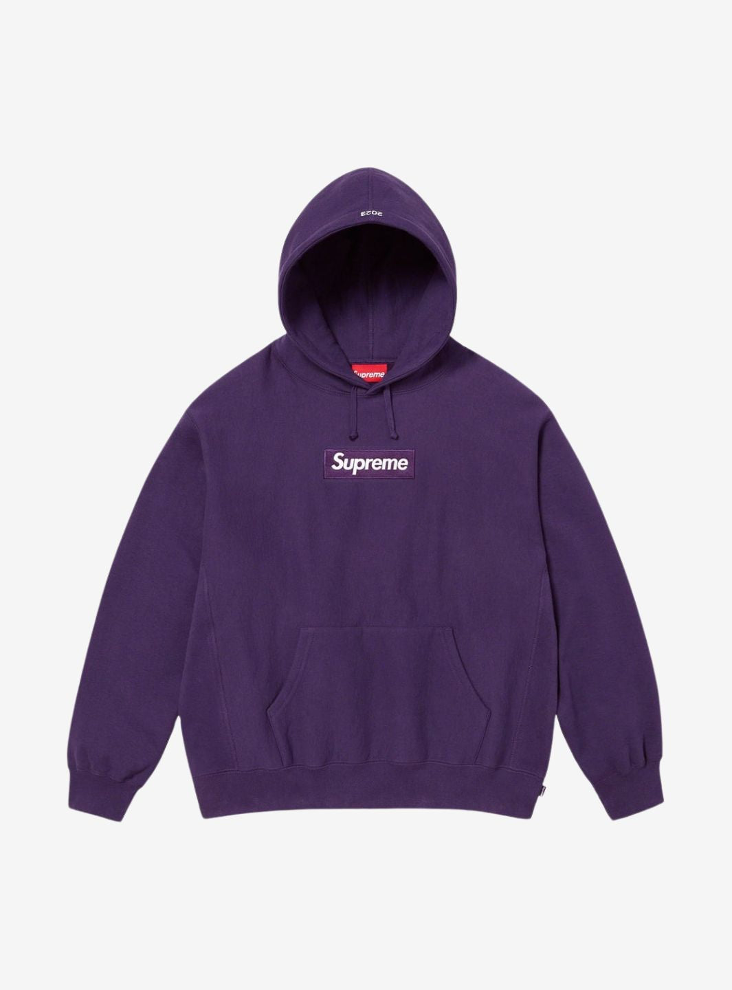 Supreme Box Logo Hooded Sweatshirt Dark Purple (FW23)