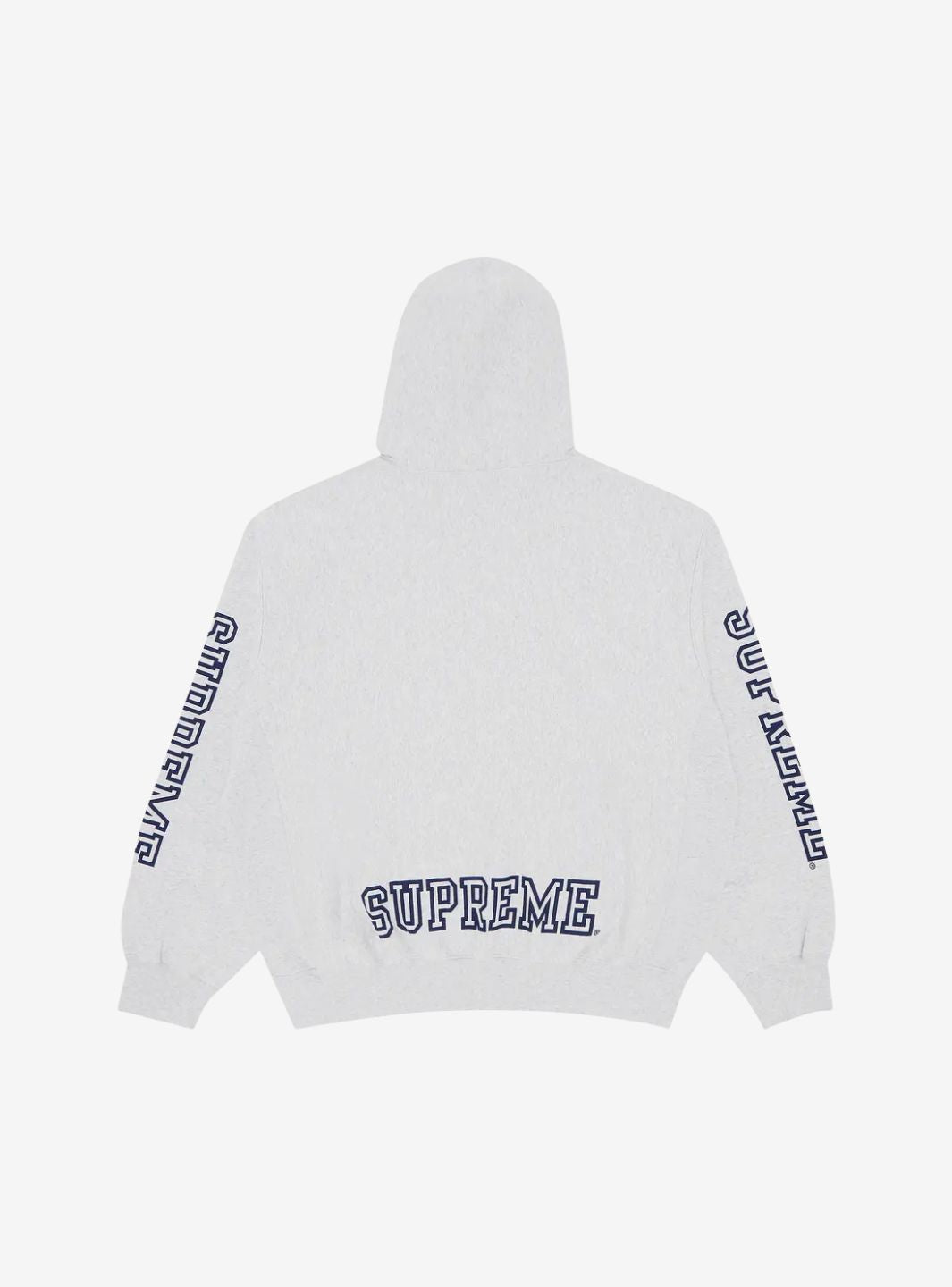 Supreme Collegiate Sleeve Hooded Sweatshirt Ash Grey
