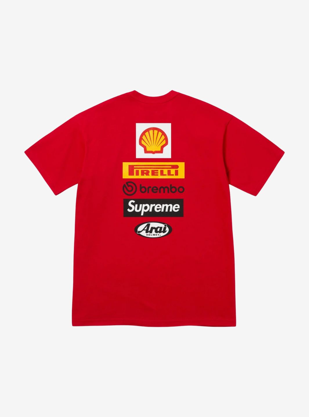Supreme Ducati Logo T-Shirt Red
