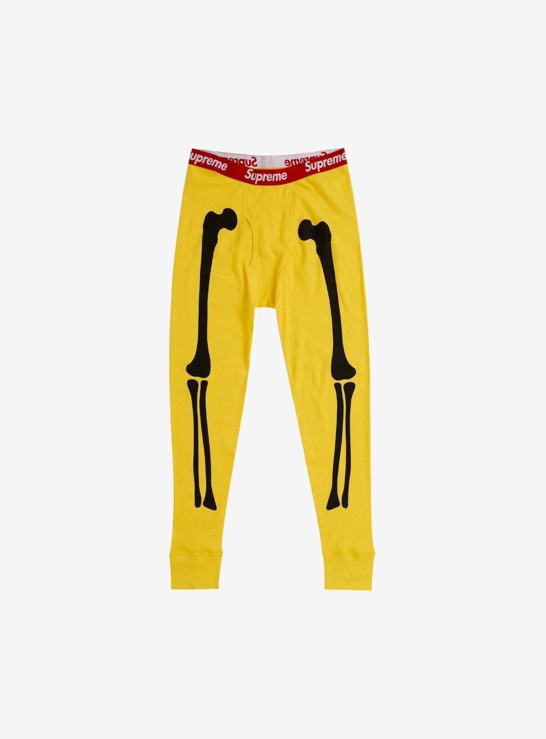 Supreme Hanes Bones Thermal Pant FW25 (1 Pack) Yellow