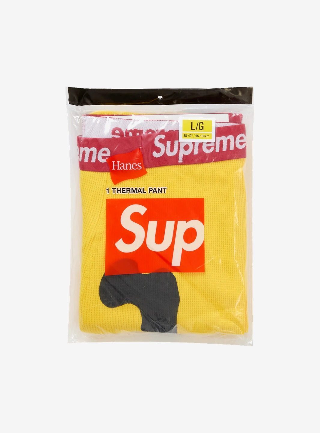 Supreme Hanes Bones Thermal Pant FW25 (1 Pack) Yellow