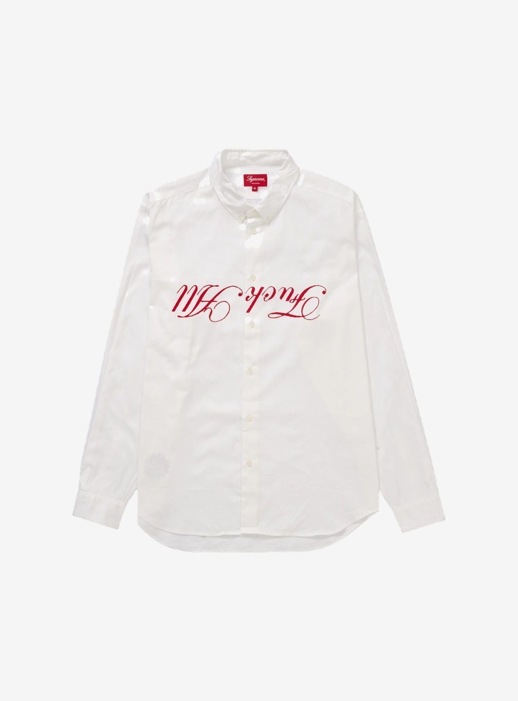 Supreme Jamie Reid Fuck All Shirt White