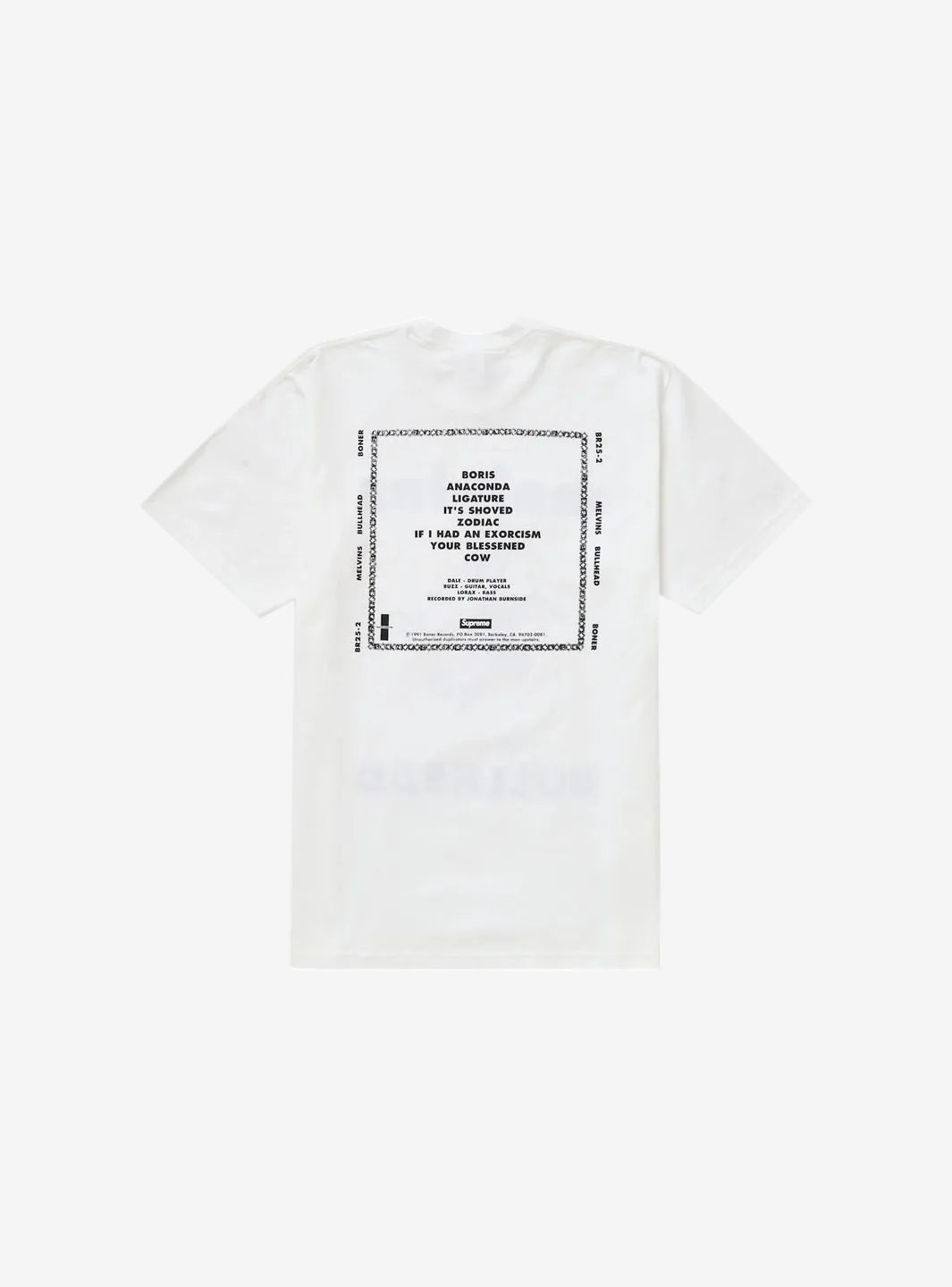 Supreme Melvins Bullhead Tee White