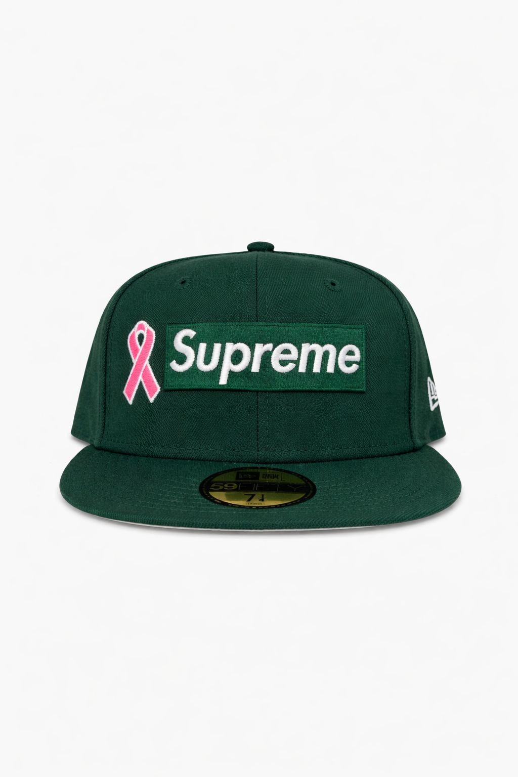 Supreme New Era Breast Cancer Awareness Box Logo 'Dark Green'