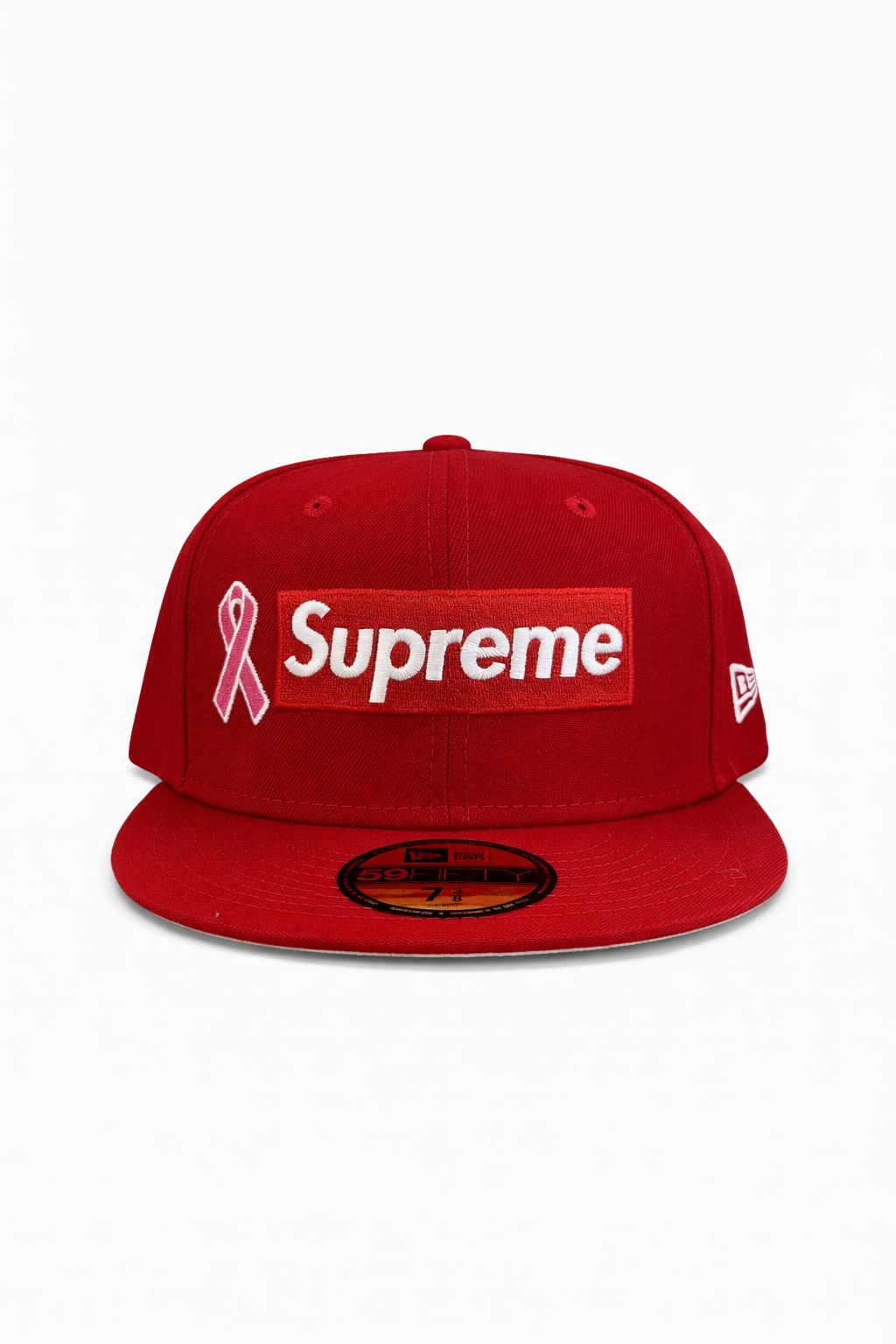 Supreme New Era Breast Cancer Awareness Box Logo 'Red'