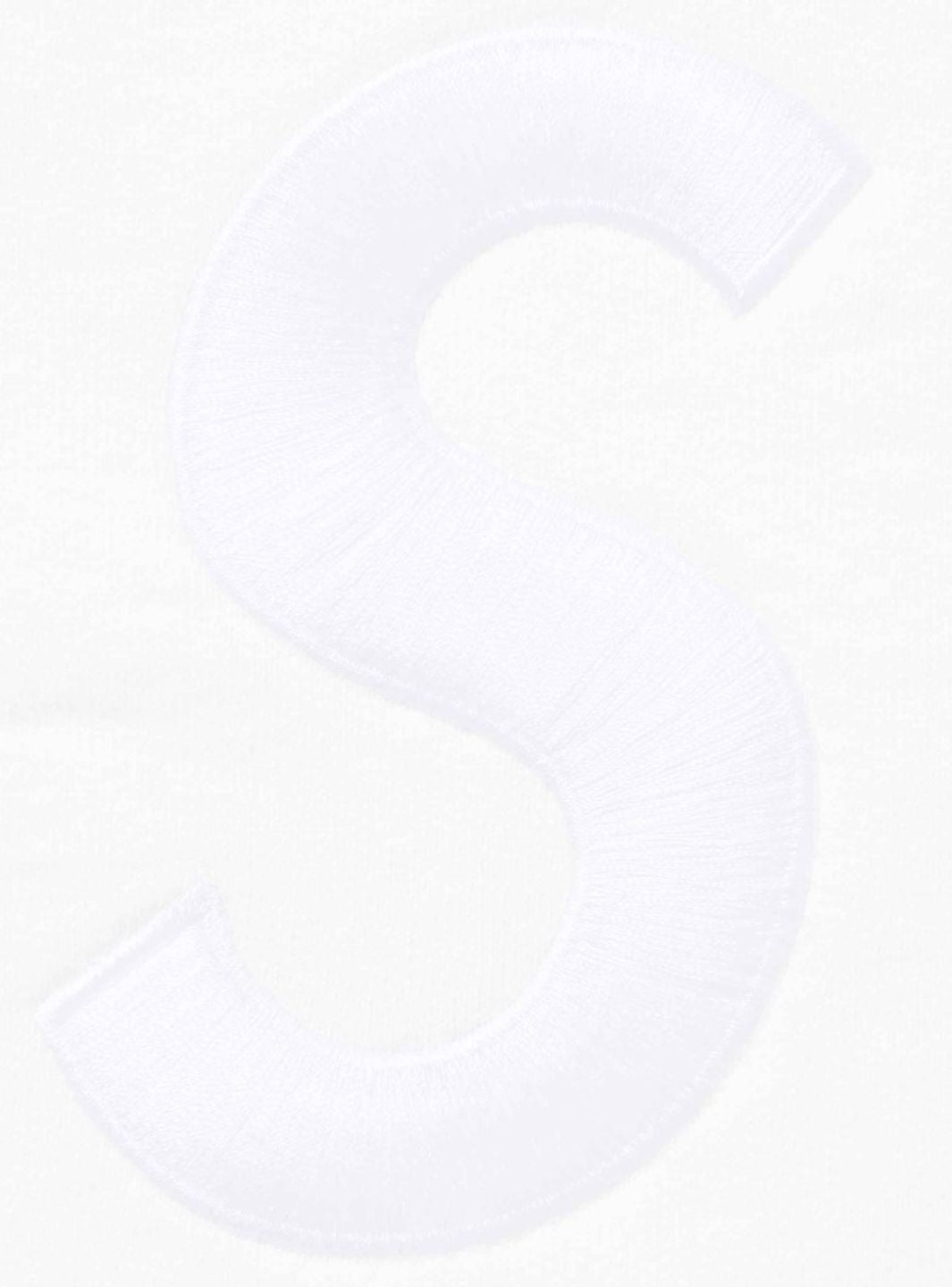 Supreme S Logo Zip Up Hooded Sweatshirt White (FW25)