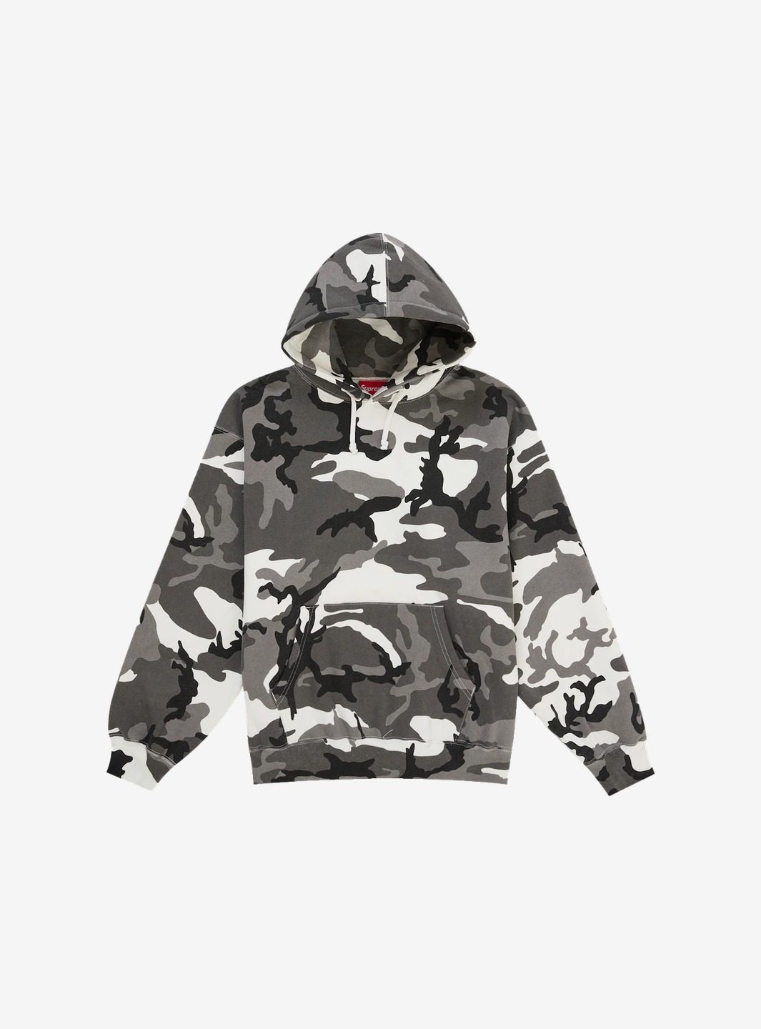 Supreme Satin Applique Hooded Sweatshirt (SS26) Snow Camo