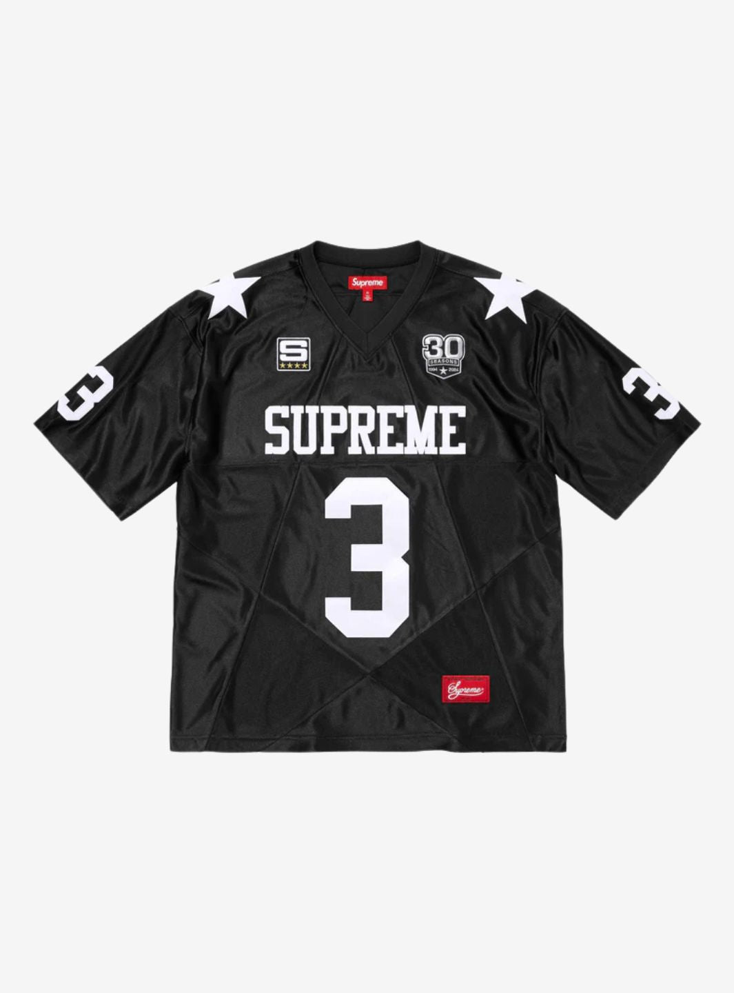 Supreme Star Football Jersey Black