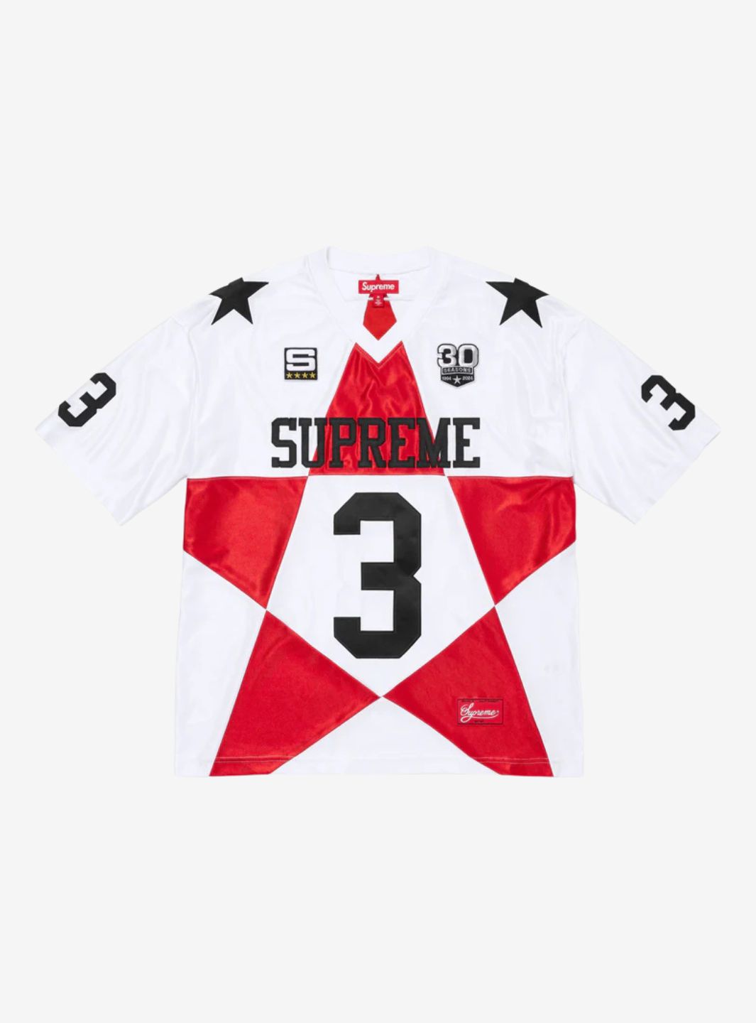 Supreme Star Football Jersey White