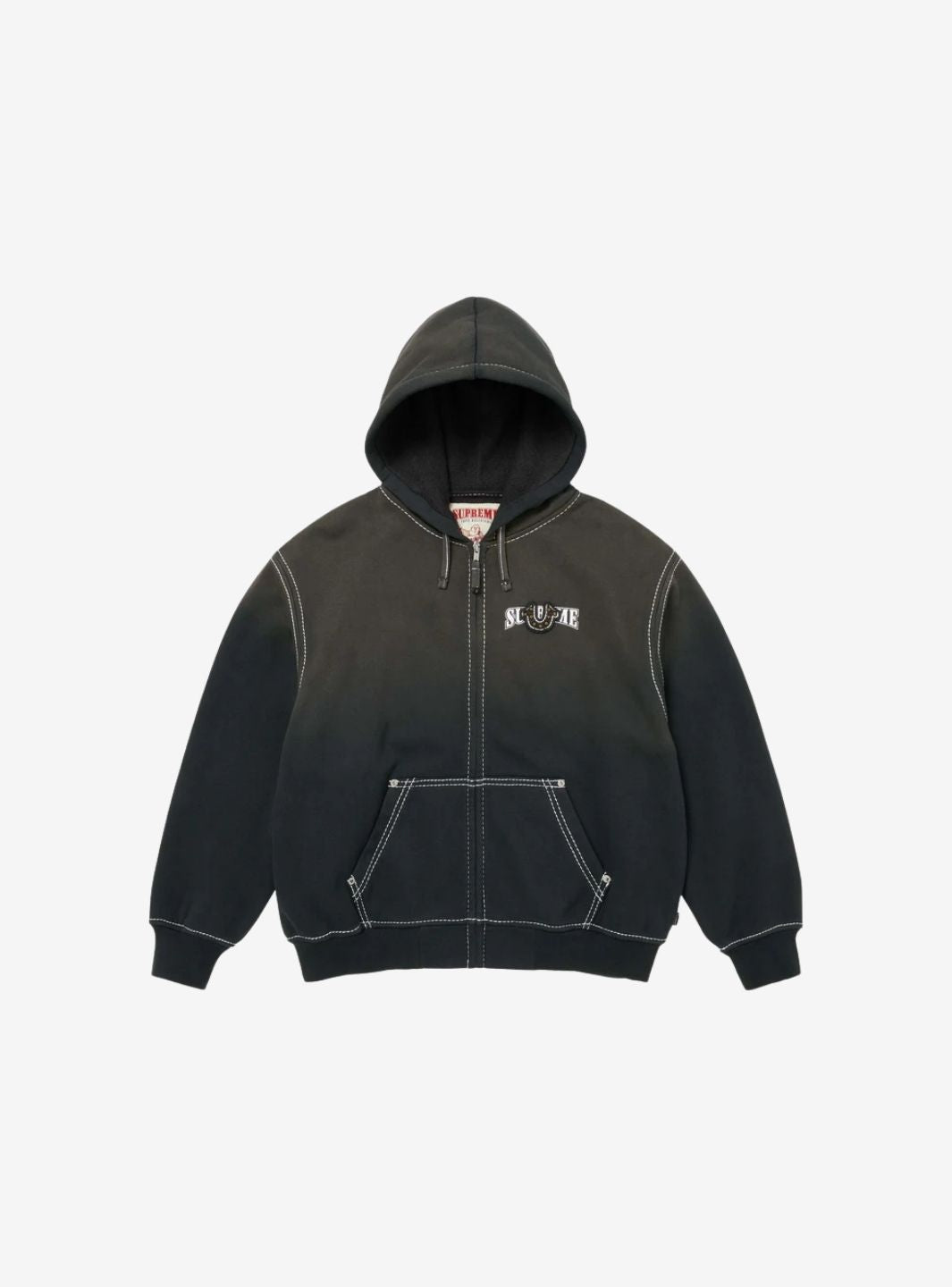 Supreme True Religion Zip Up Hooded Sweatshirt Black (FW25)