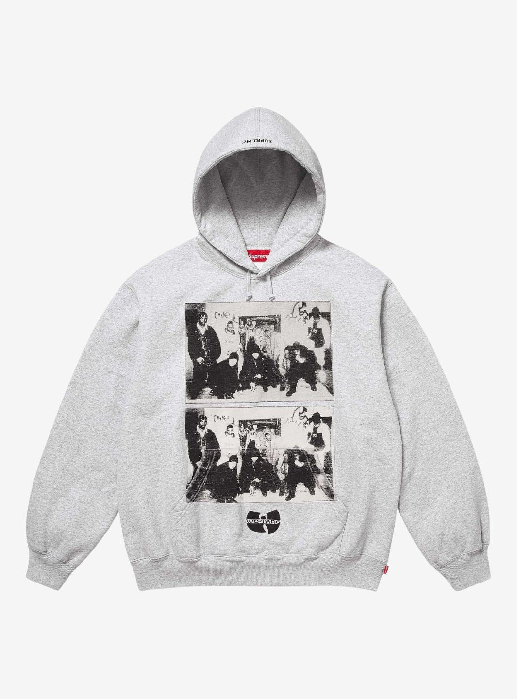 Supreme Wu-Tang Clan Hooded Sweatshirt Heather Grey