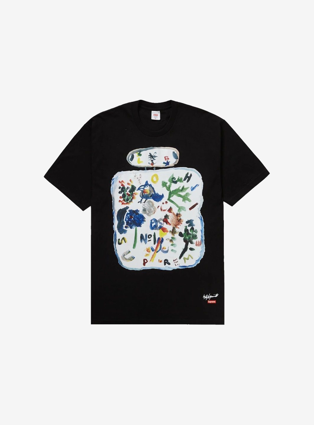 Supreme Yohji Yamamoto Paint Tee Black
