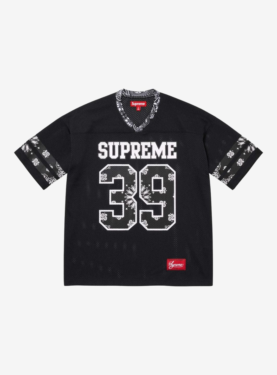 Supreme Bandana Football Jersey Black | ResellZone
