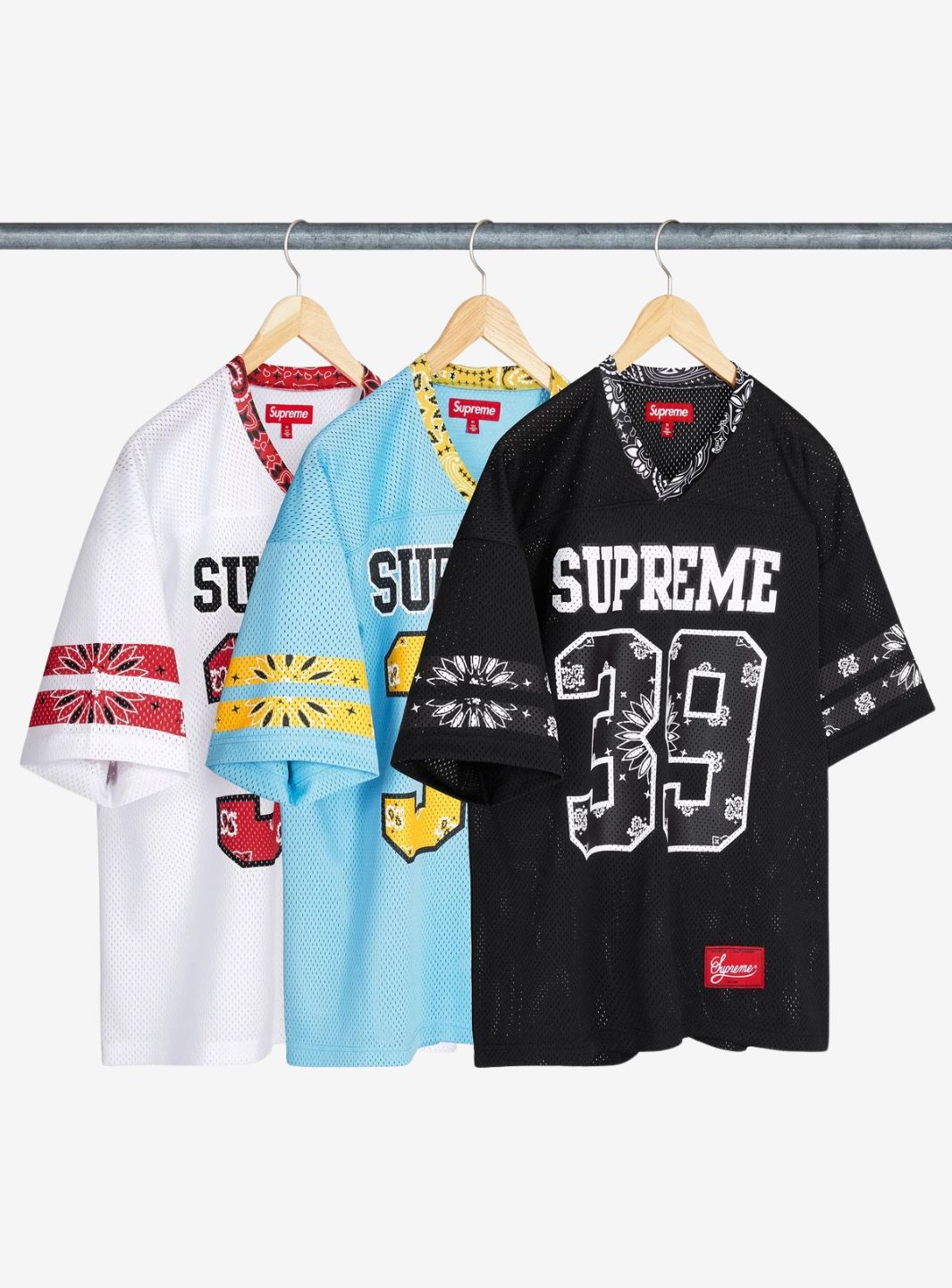 Supreme Bandana Football Jersey Blue