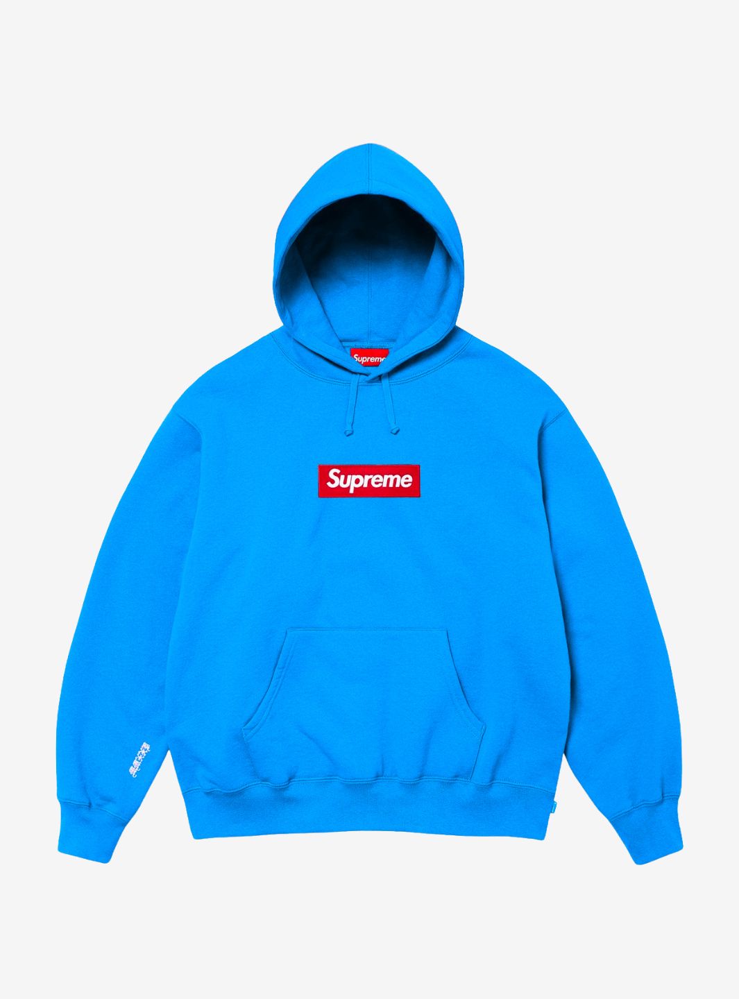 Supreme Box Logo Hooded Sweatshirt Cyan (FW25)