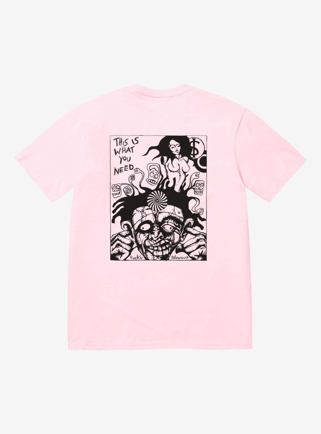 Supreme Fuckin Blowout T-Shirt Light Pink
