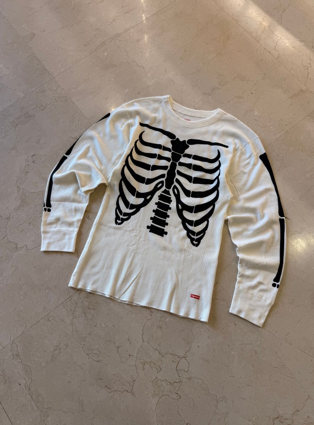 Supreme Hanes Bones Thermal Crew White (FW25)