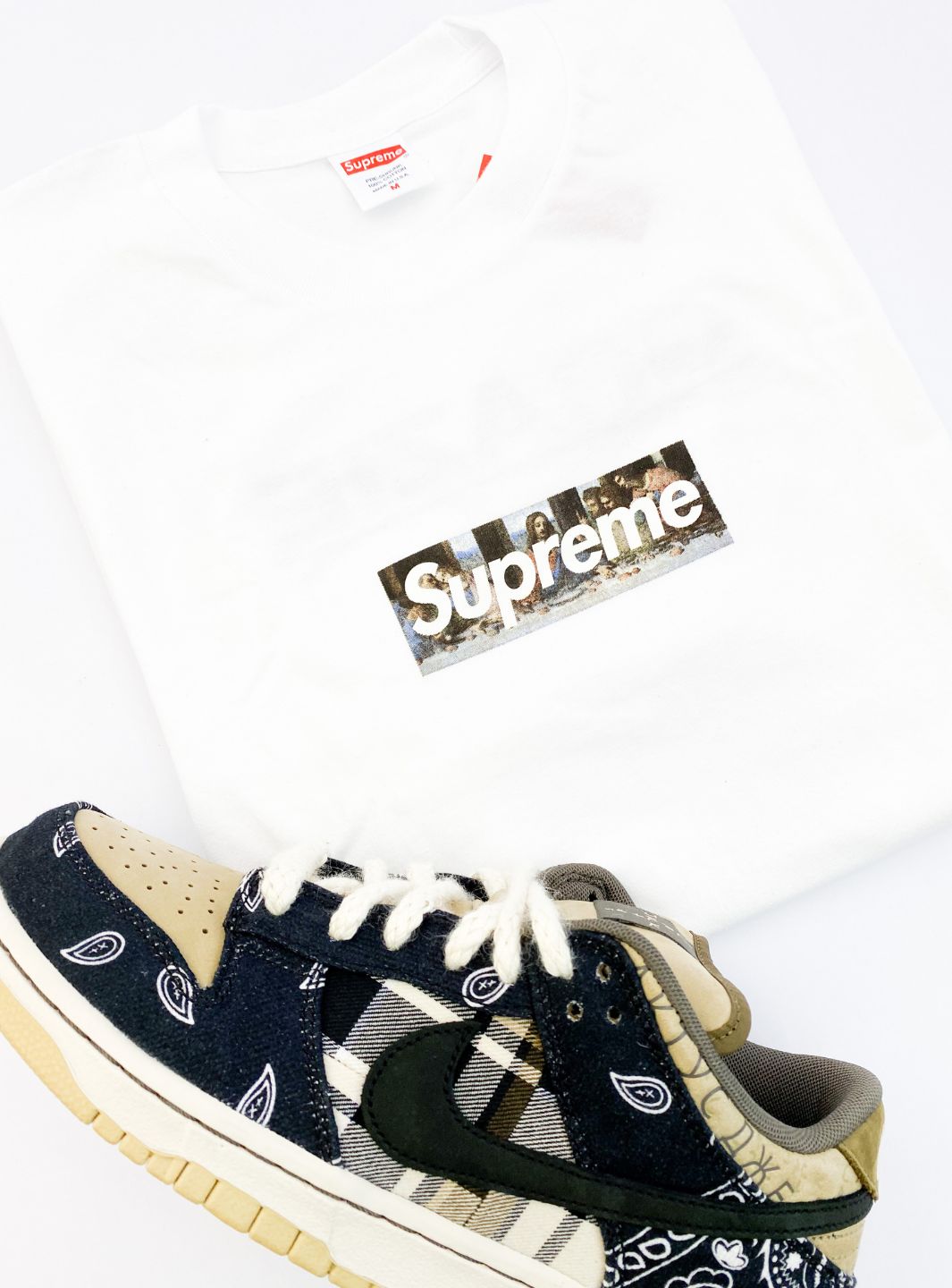 Supreme Milan Box Logo T-Shirt White
