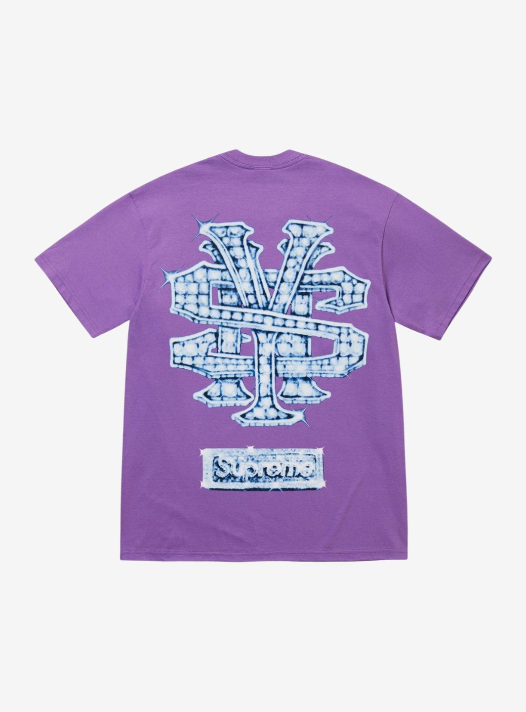 Supreme Snowman T-Shirt Purple