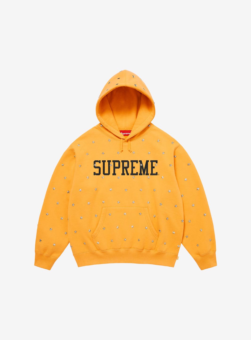 Supreme Stars Studded Hooded Sweatshirt Dusty Gold