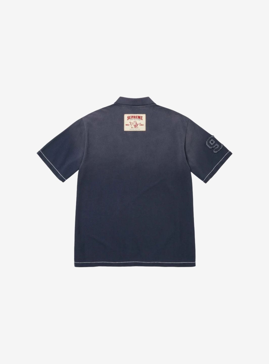 Supreme True Religion Applique Polo Navy