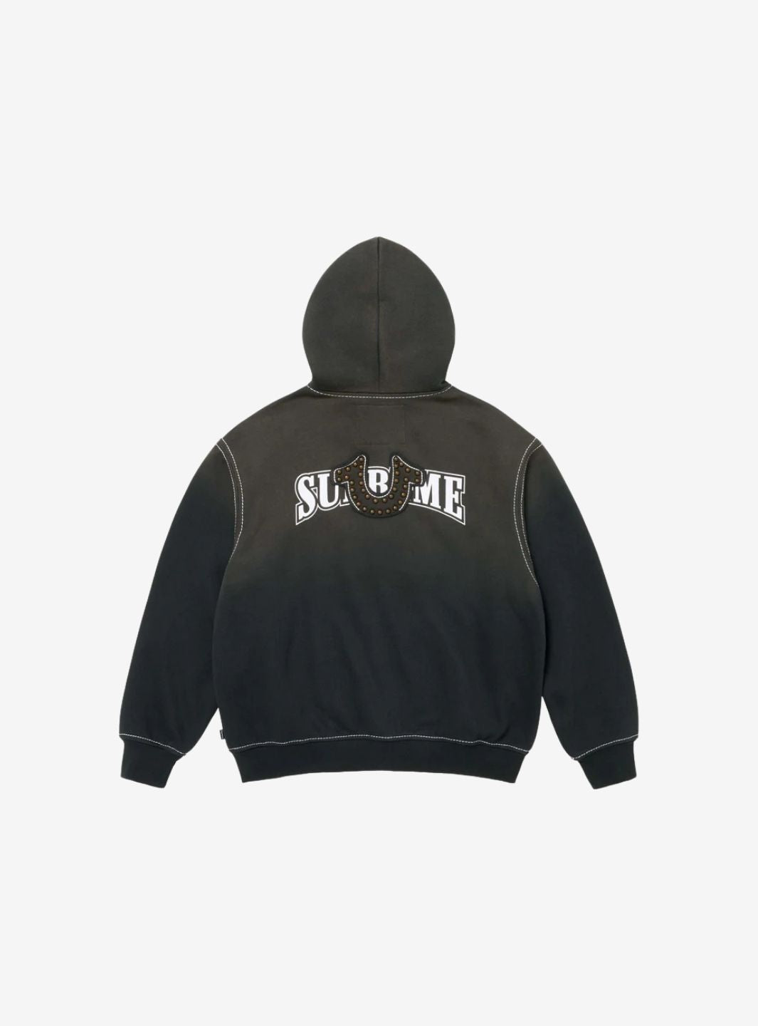 Supreme True Religion Zip Up Hooded Sweatshirt Black (FW25)