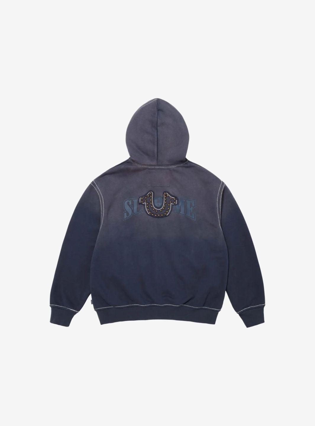 Supreme True Religion Zip Up Hooded Sweatshirt Navy (FW25)