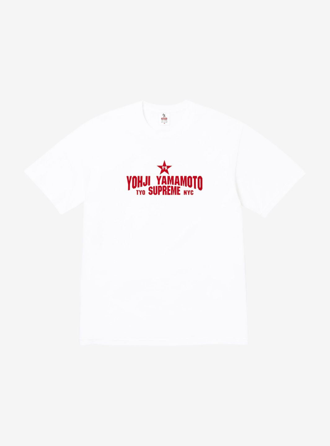 Supreme Y's by Yohji Yamamoto Star T-Shirt White